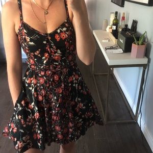 Topshop flower dress